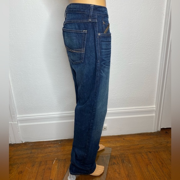 Ariat M4 Legacy Relaxed Fit Boot Cut Jeans Men’s True Size 33/36 Blue NWOT - Picture 4 of 12